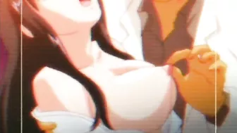 Japanese Schoolgirl Hard Poked by Shemale in Library Room - Hentai Porn Video