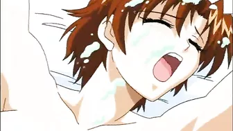 Hentai Shemale Lady Threesome Gangbanged with Anime Toons