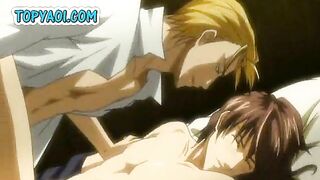 Hentai Boys Have Anal Sex and Love in Bed - Anime Gay Porn