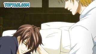 Hentai Boys Have Anal Sex and Love in Bed - Anime Gay Porn