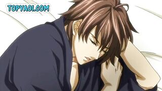 Hentai Boys Have Anal Sex and Love in Bed - Anime Gay Porn