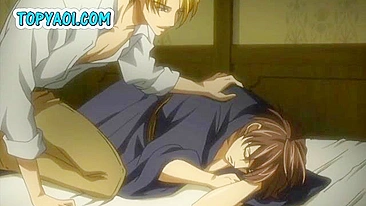 Hentai Boys Have Anal Sex and Love in Bed - Anime Gay Porn