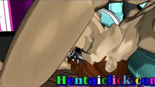 Gangbanged and Cummed by a Hentai Gay Hunk Group, Anime Gay Fuck