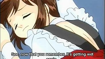 Hentai Maid Gets Carrot Shoved into Wet Pussy, Anime