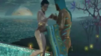 Busty Hentai Girl Gets Pussy Licked by her Boyfriend in Cartoon Anime