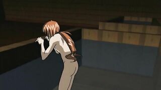 Hottie Hentai Dickgirl Assfucked From The Back, hentai, cartoon, anime