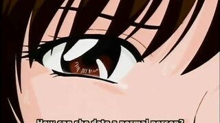 A young girl in a school uniform gets tied up and pleasured with a vibrator in this hot hentai animation