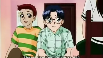 A young girl in a school uniform gets tied up and pleasured with a vibrator in this hot hentai animation