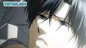 Horny Hentai Gay Hardcore Ass Fucks His Little Younger boyfriend in wild sex