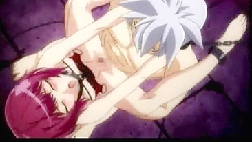 Tied Up Hentai Gay Twink Gets Hardcore Fucked, anime,  gay,  toongay,  hentai,  fuck