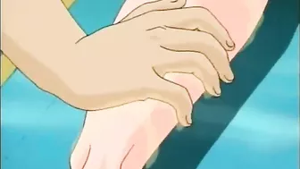 Hentai Massage Body and Pussy Vibrator in the Beach