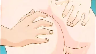 Hentai Massage Body and Pussy Vibrator in the Beach