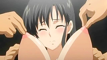 Japanese Anime Cutie Gets Gangbanged in Hentai Adventure