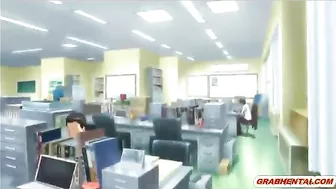 Bondage Cutie Gets Dildoed with Clothespins on her Tongue - Anime Hentai