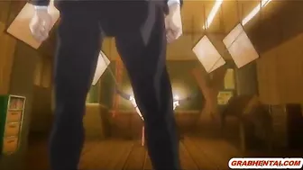 Bondage Cutie Gets Dildoed with Clothespins on her Tongue - Anime Hentai