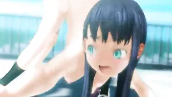 Busty Anime Shemale Fucks and Gets Bareback Fun