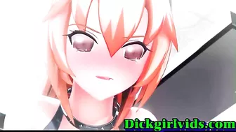 Horny Hentai Shemale Girl Bareback Fucked Fun