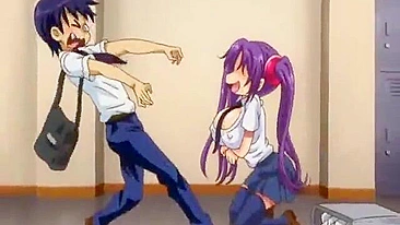 Big Boobs Hentai Coed Self-Tentacle Masturbation