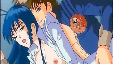 Hardcore Threesome With Hentai Babes in Cartoon Anime