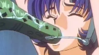 Hentai Gets Monster Tentacles Drilled by Caught Anime