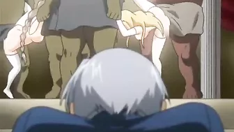 Hentai Blonde Futagirl Gets Poked by His Pumped Cock - Cartoon Anime