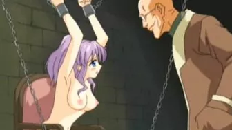 Chained Hentai Cutie Gets Vibrator By Bald Guy - A Sexy Video Chained Hentai Cutie Gets Vibrator By Bald Guy - A Sexy Video