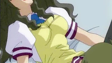 Maid Gets Licked and Poked in Hentai Anime Sex Scene