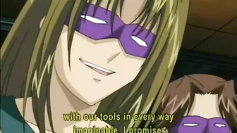 Bondage Hentai Teacher Gets Licked her Bigtits, anime, bondage, hentai