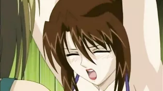 Bondage Hentai Teacher Gets Licked her Bigtits, anime, bondage, hentai