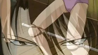 Bondage Hentai Teacher Gets Licked her Bigtits, anime, bondage, hentai