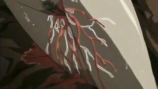 Japanese Hentai Gets Licked Her wet pussy and tits by bandits in Japan