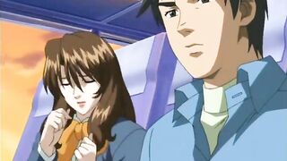 Japanese Hentai Gets Licked Her wet pussy and tits by bandits in Japan