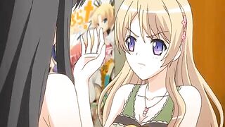 Japanese Anime Hentai - Two Busty Girls Share a Big Cock