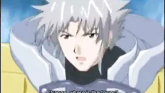 Busty Anime Princess Sucks Big Cock in Hentai Sex Scene