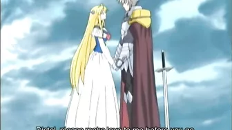 Busty Anime Princess Sucks Big Cock in Hentai Sex Scene