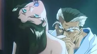 Japanese Schoolgirl Gets Poked by Old Pervert in Hentai Sex Romp