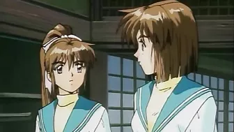 Japanese Schoolgirl Gets Poked by Old Pervert in Hentai Sex Romp