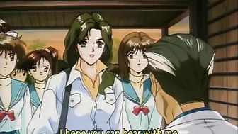 Japanese Schoolgirl Gets Poked by Old Pervert in Hentai Sex Romp