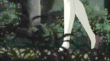 Virgin Cutie Gets Poked by Stranger in the Forest