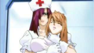 Busty Futagirls Fucking Hard Outside, hentai,  cartoon,  anime
