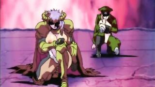 Busty Futagirls Fucking Hard Outside, hentai,  cartoon,  anime