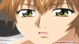 Chained Hentai Virgin With Muzzled Fucked By Blind Anime Guy, 80-100 chars