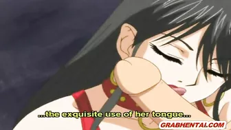 Chained Hentai Virgin With Muzzled Fucked By Blind Anime Guy, 80-100 chars