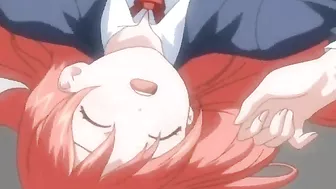 Redhead Futagirl's Anal Playtime in Cartoon Anime Hentai