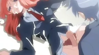 Redhead Futagirl's Anal Playtime in Cartoon Anime Hentai