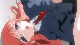 Redhead Futagirl's Anal Playtime in Cartoon Anime Hentai