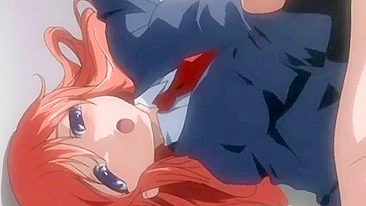 Redhead Futagirl's Anal Playtime in Cartoon Anime Hentai