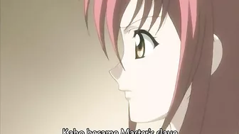 Bondage Hentai Sucking Cock and Cumming in Her Tits