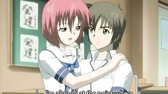 Bondage Hentai Sucking Cock and Cumming in Her Tits