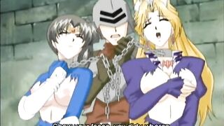 Chains Hentai Elf With Big Tits Gangbang By Bandits